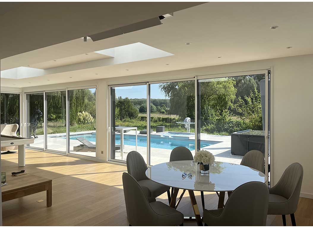 EXTENSION EN OSSATURE BOIS A Mont Saint Eloi (HAUTS DE FRANCE)